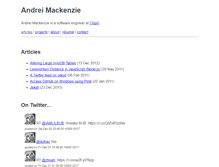 Tablet Screenshot of andreimackenzie.com